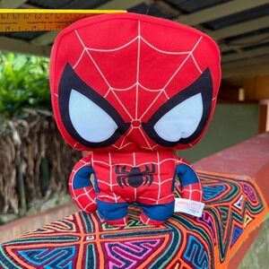 Marvel Ultimate SpiderMan Plush 2015 Red Blue Superhero Toy Doll Stuffed Plushie